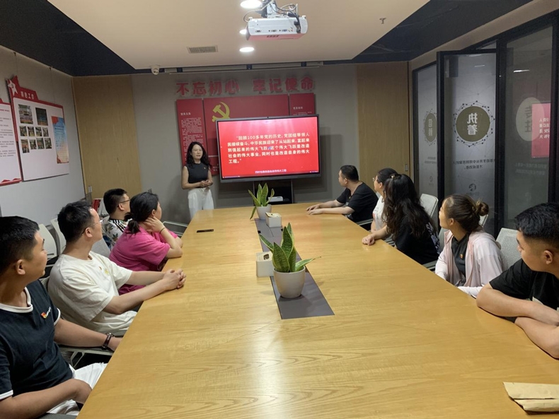 正茂卓恒支部委员会主题党日——学习“为什么要深入推进新时